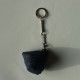 Porte-clefs en zip bleu marine
