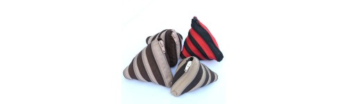 Porte-monnaie Berlingot zip bi-colore